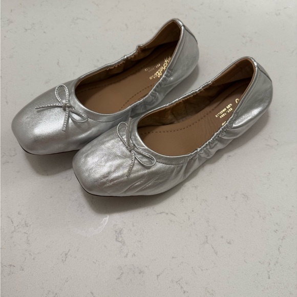 Silver Ballet Flats by Seychelles - Picture 2 of 6